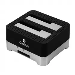 CoolBox Duplicadock 2 Base Duplicadora de HDD y SDD USB 3.0