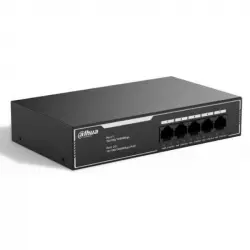 Dahua DH-SG1005LP Switch Gigabit con 4 Puertos PoE Negro