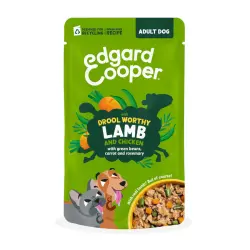 Edgard & Cooper Adult Grain Free Cordero y Pollo sobre para perros - 150 g