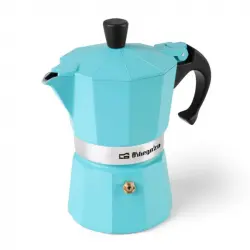 Orbegozo KFV 345 Cafetera Italiana 3 Tazas Menta