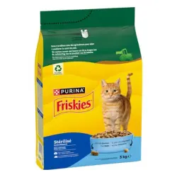 PURINA Friskies Sterilized Cat con salmón, atún y verduras - 3 kg