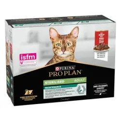 PURINA PRO PLAN Cat Sterilised Adult Maintenance 10 x 85 g - Carne de vacuno