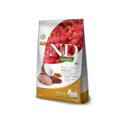 2,5Kg Farmina ND Quinoa Skin Coat Pienso para perros Minis de Codorniz