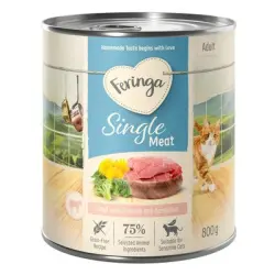 Feringa Single Meat Menu 6 x 800 g - Ternera con brócoli y diente de león