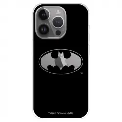 Funda Para Iphone 15 Pro Max Oficial De Dc Comics Batman Logo Transparente - Dc Comics