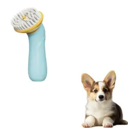 FurryFusion Cepillo de mano para el baño de mascotas - Artículo 1