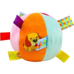 HausPets Pelota interactiva de peluche de 12 cm con cascabel - 12 cm