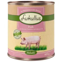 Lukullus con cerdo sin cereales - 6 x 800 g