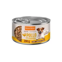 Nature's Variety Paté Pollo con Verduras Lata para perros adultos mini - 200 gr