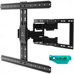 Onkron SM6L-B Soporte de Pared Giratorio e Inclinable para TV 32"-90" Hasta 50Kg VESA 600x400 Negro