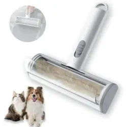 Pawffee Cepillo adhesivo reutilizable mascotas - Limpieza lavable - Gris - 1 pieza