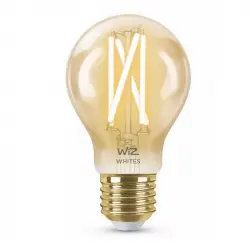 WIZ A60 Bombilla LED E27 Wi-Fi Vintage Ámbar Blanco Cálido