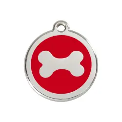 Placa identificativa Hueso Rojo S