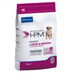 Virbac HPM Veterinary Puppy Large & Medium Pienso Cerdo para cachorros