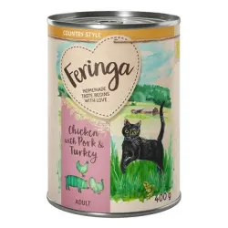 Feringa Country Style Menú 6 x 400 g - Pollo, cerdo, pavo