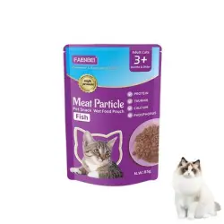 FurryFusion Comida húmeda para gatos en gránulos 5 x 85 g - Pez
