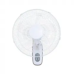 Iluminashop 309555 Ventilador de Pared con Mando a Distancia 50W Blanco