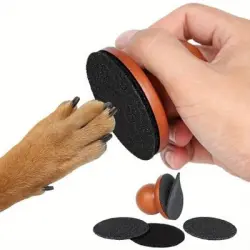 IntiMeg Pulidor de uñas de madera para perros - Artículo 1