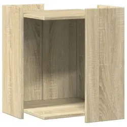 Mueble Arenero Para Gatos Madera Roble Sonoma 42x42x51 Cm Vidaxl
