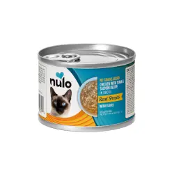 Nulo Pollo, Atún y Salmón desmenuzados lata para gatos - 79 g