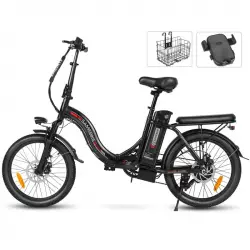 Samebike CY20 FT Bicicleta Eléctrica 350w Batería 36v13ah 20" Negra