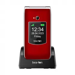 Bea·fon SL605 Teléfono para Mayores 2.4" Rojo