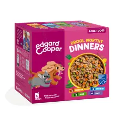 Edgard & Cooper Adult Grain Free Sobres para perros - Multipack - 8 Sobres x 150 g