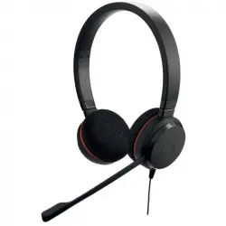 Jabra Evolve 20 Auriculares Negros
