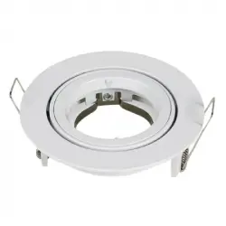 V-Tac Aro Empotrable para Bombillas GU10 95x32mm Blanco