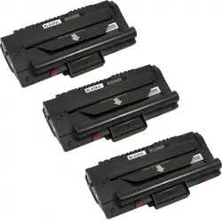 ZipZap Tóners Compatibles con Samsung SCX4200 Negro Pack 3