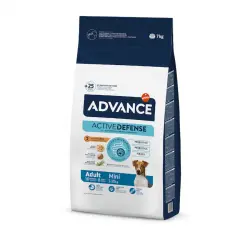 Advance Adult Mini Active Defense Pollo y Arroz pienso para perros