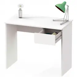 Briebe Bri-3541 Mesa de Ordenador 1Cajón 5x90x50cm Nova Blanco