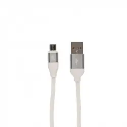 Contact Cable USB-A a MicroUSB 1.5m Blanco