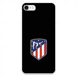 Funda Licencia Oficial Atlético de Madrid Escudo Fondo Negro para iPhone 7