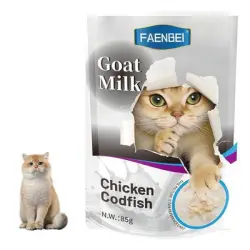 FurryFusion Comida húmeda para gatos con pollo desmenuzado 3x85g - Esturión