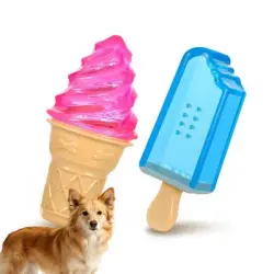 HausPets Juego de 2 juguetes masticables congelables para perros (azul) - 1 artículo