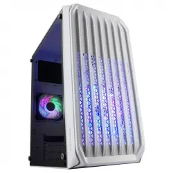 Mars Gaming MC-S2 Caja PC Micro-ATX Ultra-Compacta 2x Ventilador FRGB USB 3.0 Ventana Blanco