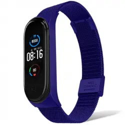 OcioDual Correa de Metal Azul Oscuro para Xiaomi Mi Smart Band 5/6