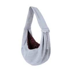Pawffee Bolsa transportadora gris con correa de hombro para mascotas - 1 pieza