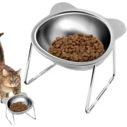 UAMLY Cuenco poco profundo para gatos - 1 pieza