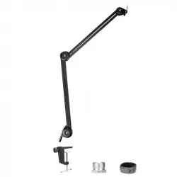 Boya BY-BA20 Brazo Articulado de Micrófono de Suspensión con Muelle 55cm X 62cm Adaptador 3/8" To 5/8"