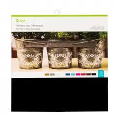 Cricut Vinilo Premium Value Pack Vinilo de Transferencia Térmica Extraible 20 Unidades