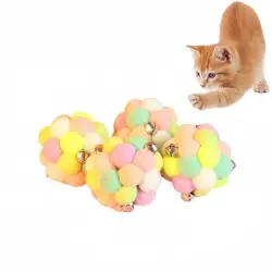 FurryFusion Pelotas de peluche con forma de gato, juego de 4 - Artículo 4