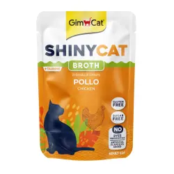 GimCat Shiny Caldo de pollo para gatos 70 g