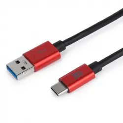 Maillon Cable Tipo-C 3.0 Aluminio Rojo 1m