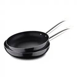 San Ignacio Expert Kit 2 Sartenes 20 - 28cm Hierro Fundidio Aptas para Inducción