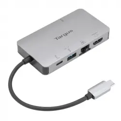 Targus DOCK419EUZ Docking Station USB-C DP 4K HDMI/VGA con Fuente de Alimentación 100W