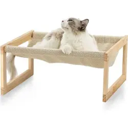 UAMLY Hamaca de madera para gatos de interior - 1 pieza