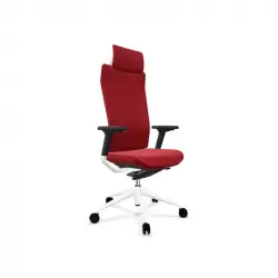 Actiu TNK Flex Silla de Oficina con Cabezal Roja