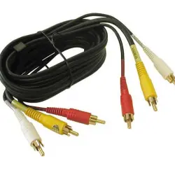 Cable Audio Vídeo RCA Macho/Macho 1.5m